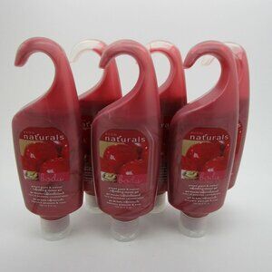Lot of 6 AVON NATURALS Shower Gel GLAZED APPLE & WALNUT 5 oz. each